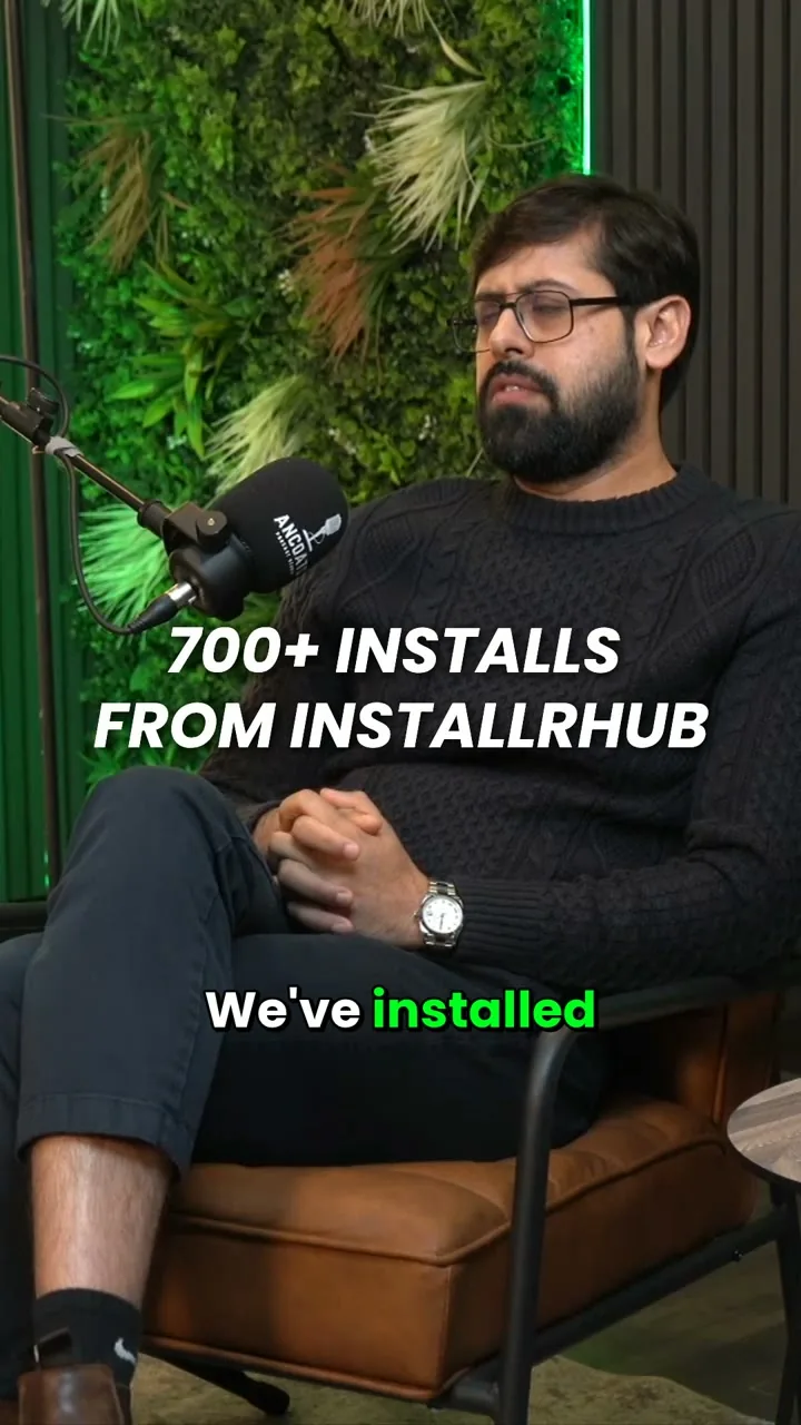 Installer testimonial video